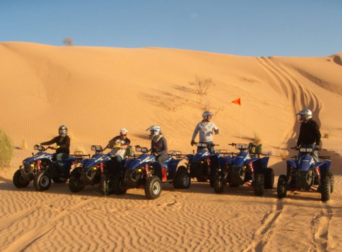 Randonnée en quad dans le désert tunisien